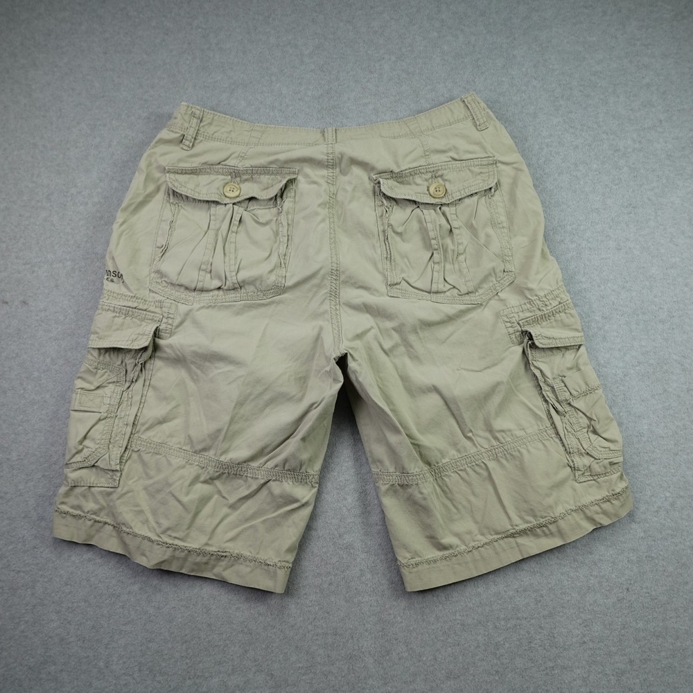 Harley-Davidson Shorts Mens 32 Khaki Cargo Biker Casual Logo
